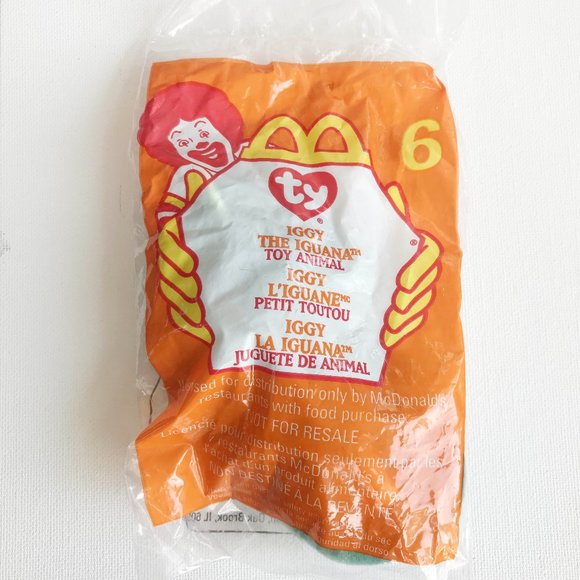 Calamity Dawn Other - McDonald's Happy Meal TY Beanie Baby IGGY IGUANA